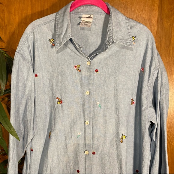 Warner Bros Looney Tunes Tweety Shirt XL - Picture 11 of 11